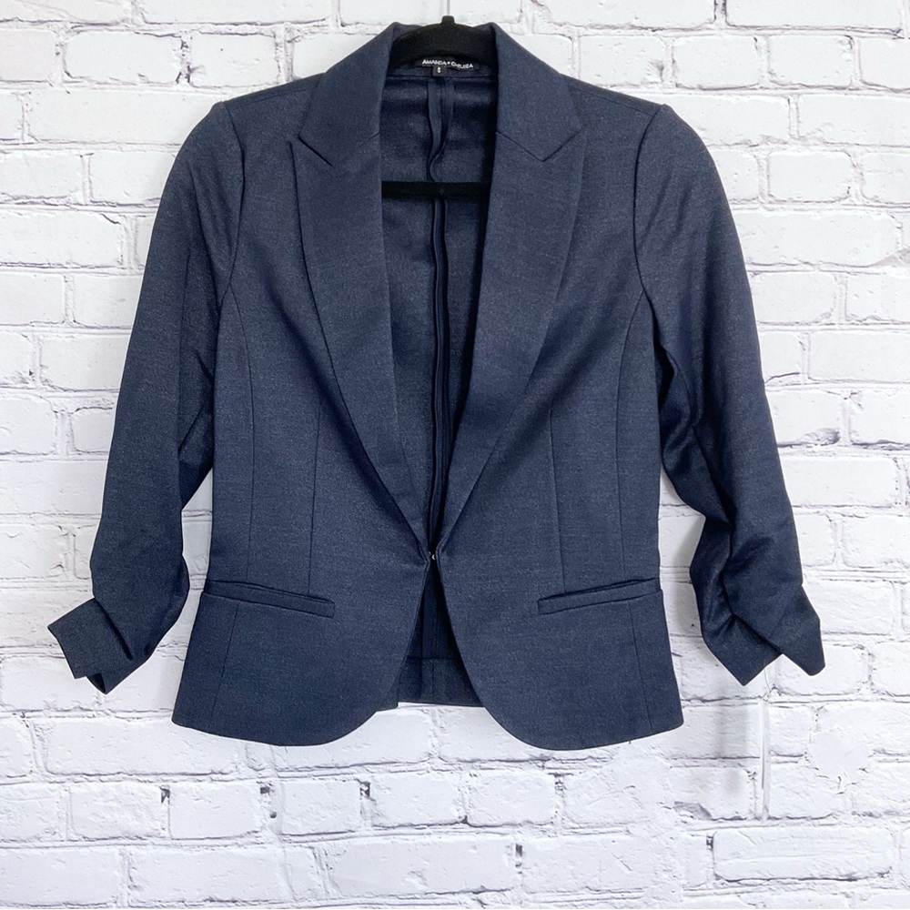 Amanda & Chelsea Navy Blue Women's Blazer